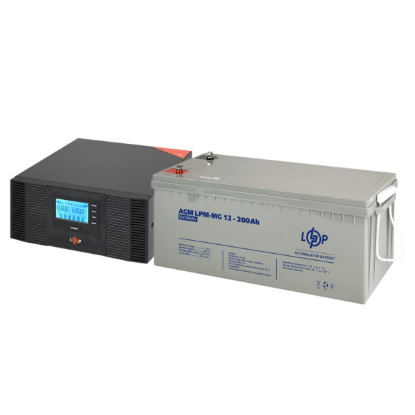 Комплект резервного живлення LP (LogicPower) ДБЖ + мультигелева батарея (UPS B1500 + АКБ MG 2400W) Комплект резервного живлення LP (LogicPower) ДБЖ + мультигелева батарея (UPS B1500 + АКБ MG 2400W)