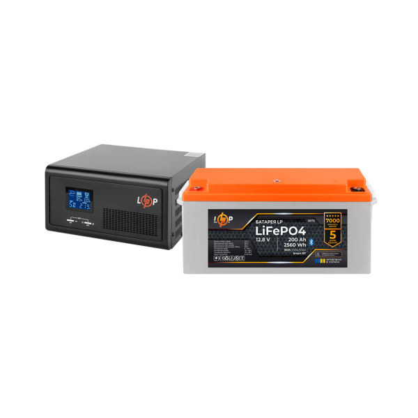 Комплект резервного живлення LP(LogicPower) ДБЖ + літієва (LiFePO4) батарея (UPS В1500 + АКБ LiFePO4 2560W) Комплект резервного живлення LP(LogicPower) ДБЖ + літієва (LiFePO4) батарея (UPS В1500 + АКБ LiFePO4 2560W)