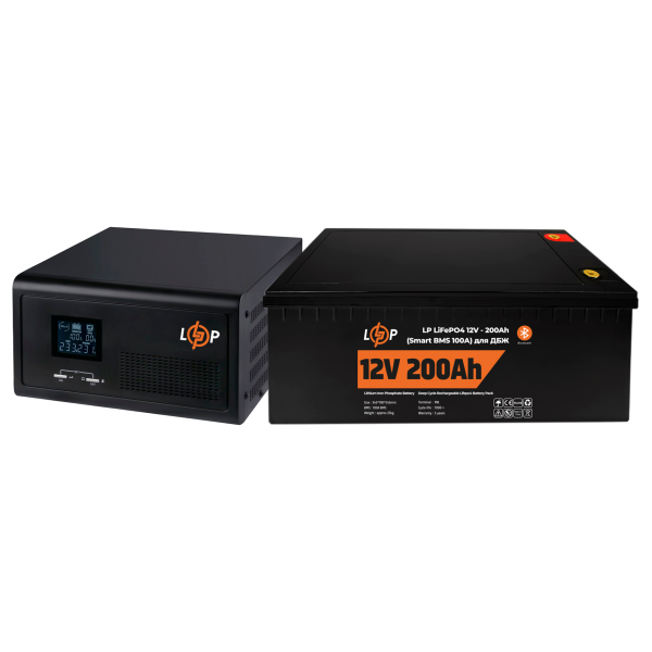 Комплект резервного живлення LP (LogicPower) ДБЖ + літієва (LiFePO4) батарея (UPS 1000VA + АКБ LiFePO4 2560W) Комплект резервного живлення LP (LogicPower) ДБЖ + літієва (LiFePO4) батарея (UPS 1000VA + АКБ LiFePO4 2560W)