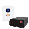 Комплект резервного живлення LogicPower ДБЖ 3500W + літієва (LiFePO4) батарея 5120 Wh Комплект резервного живлення LogicPower ДБЖ 3500W + літієва (LiFePO4) батарея 5120 Wh