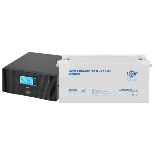 Комплект резервного живлення LP (LogicPower) ДБЖ + мультигелева батарея (UPS B1500 + АКБ MG 1800W) Комплект резервного живлення LP (LogicPower) ДБЖ + мультигелева батарея (UPS B1500 + АКБ MG 1800W)
