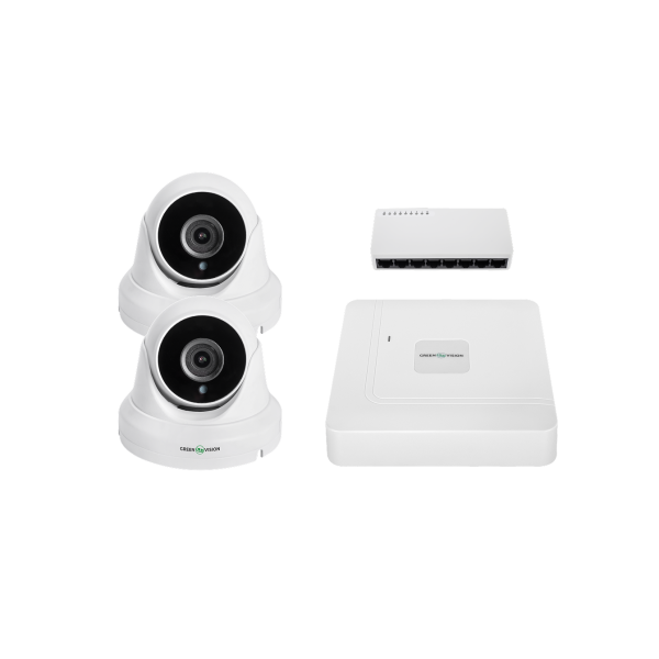 Комплект відеоспостереження на три камери GV-IP-K-W95/3 5MP Комплект відеоспостереження на три камери GV-IP-K-W95/3 5MP
