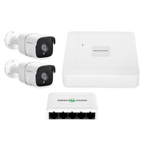 Комплект відеоспостереження на 2 камери GV-IP-K-W68/02 4MP (Lite) Комплект відеоспостереження на 2 камери GV-IP-K-W68/02 4MP (Lite)
