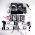 Комплект IP відеоспостереження 5Mp ATIS IP 4 kit з 4 циліндричними камерами та відеореєстратором для безпеки вашої території