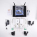 Комплект видеонаблюдения WiFi ATIS WF 2 kit для самостоятельной установки с 2 уличными камерами 2 Мп, видеорегистратором и ИК подсветкой до 30 м