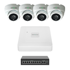 Комплект відеоспостереження на 4 камери GV-IP-K-W99/4 4MP