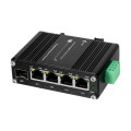 PoE-комутатор 5-портовий для відеоспостереження E-LINK LNK-IMC104GP-SFP IN 12-48V з живленням до 120 Вт та захистом від блискавки PoE-комутатор 5-портовий для відеоспостереження E-LINK LNK-IMC104GP-SFP IN 12-48V з живленням до 120 Вт та захистом від блискавки