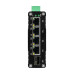 PoE-комутатор 5-портовий для відеоспостереження E-LINK LNK-IMC104GP-SFP IN 12-48V з живленням до 120 Вт та захистом від блискавки