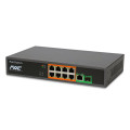 PoE-комутатор 10-портовий NVC-908GS для організації мережі з 8 PoE портами 100 Мбіт/с та високою потужністю до 150 Вт для відеоспостереження PoE-комутатор 10-портовий NVC-908GS для організації мережі з 8 PoE портами 100 Мбіт/с та високою потужністю до 150 Вт для відеоспостереження