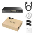 ПоE-комутатор GS2008PS2 11-портовий керований L2 гігабітний для відеоспостереження з 8 PoE портами і живленням 120W ПоE-комутатор GS2008PS2 11-портовий керований L2 гігабітний для відеоспостереження з 8 PoE портами і живленням 120W