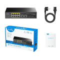 PoE-комутатор 12-портовий GS1010PS2 гігабітний з 8 портами PoE+ 120W для відеоспостереження з підтримкою режиму Extend до 250 м PoE-комутатор 12-портовий GS1010PS2 гігабітний з 8 портами PoE+ 120W для відеоспостереження з підтримкою режиму Extend до 250 м