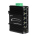 PoE-комутатор 5-портовий для відеоспостереження E-LINK LNK-IMC104GP-SFP IN 12-48V з живленням до 120 Вт та захистом від блискавки