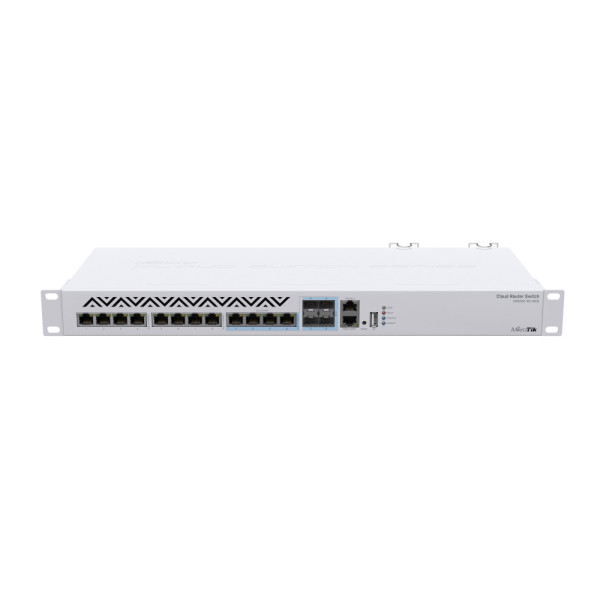 Комутатор MikroTik CRS312-4C+8XG-RM 8x1G/2.5G/5G/10G, 4xSFP+/10GE combo