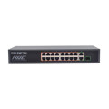 PoE-комутатор 18-портовий NVC-1816GSR для організації мережі з 16 PoE 100Мб портами та 2 Uplink 10/100/1000Мб для відеоспостереження та IP-камер PoE-комутатор 18-портовий NVC-1816GSR для організації мережі з 16 PoE 100Мб портами та 2 Uplink 10/100/1000Мб для відеоспостереження та IP-камер