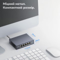 Коммутатор 5-портовый неуправляемый Cudy HS105 2.5G для создания высокоскоростной сети на базе RJ45 100/1000/2500Mbps с поддержкой Auto MDI/MDIX Коммутатор 5-портовый неуправляемый Cudy HS105 2.5G для создания высокоскоростной сети на базе RJ45 100/1000/2500Mbps с поддержкой Auto MDI/MDIX