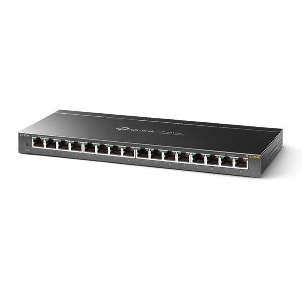 Комутатор TP-LINK TL-SG116E 16xGE EasySmart Метал. корпус Комутатор TP-LINK TL-SG116E 16xGE EasySmart Метал. корпус