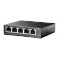 Комутатор TP-LINK TL-SG1005LP 5xGE/4xPoE+ 40W некерований 250м Комутатор TP-LINK TL-SG1005LP 5xGE/4xPoE+ 40W некерований 250м
