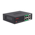PoE-комутатор некерований 6-портовий ONV-H1064PSD з 4 портами PoE для систем відеоспостереження з потужністю до 65 Вт та захистом IP30 PoE-комутатор некерований 6-портовий ONV-H1064PSD з 4 портами PoE для систем відеоспостереження з потужністю до 65 Вт та захистом IP30