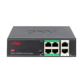 PoE-комутатор некерований 6-портовий ONV-H1064PSD з 4 портами PoE для систем відеоспостереження з потужністю до 65 Вт та захистом IP30 PoE-комутатор некерований 6-портовий ONV-H1064PSD з 4 портами PoE для систем відеоспостереження з потужністю до 65 Вт та захистом IP30