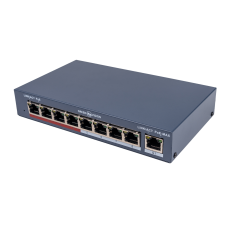 Комутатор мережевий POE GV-018-AI-8+1PG для відеоспостереження з 8 портами 10/100 Mbit та підтримкою живлення на відстані 250 метрів
