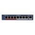 Коммутатор сетевой POE GV-018-AI-8+1PG 8 портов для организации сети и передачи данных на расстоянии 250 метров