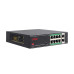 PoE-комутатор некерований 10-портовий ONV-H1108PSD з 8 портами PoE для відеоспостереження з максимальним живленням до 120 Вт та захистом від блискавки 4KV