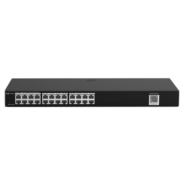 Комутатор Ruijie Reyee RG-ES224GC 24-портовий гігабітний з інтелектуальними функціями Комутатор Ruijie Reyee RG-ES224GC 24-портовий гігабітний з інтелектуальними функціями