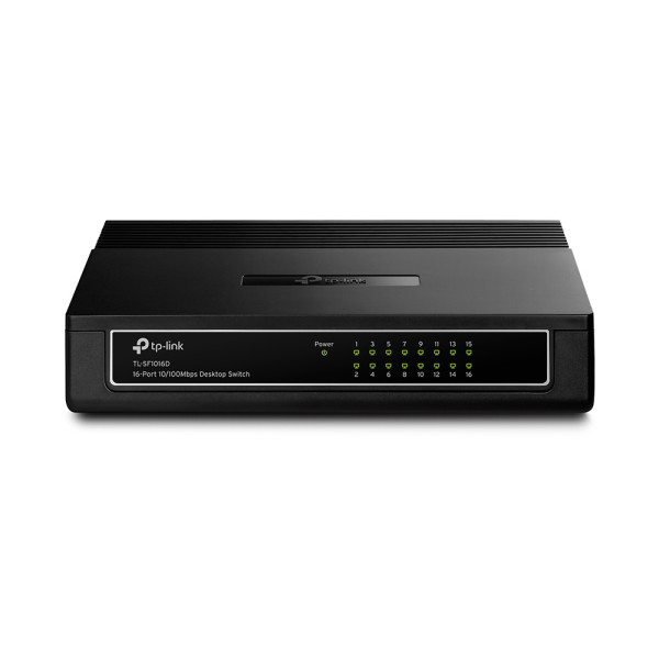 Комутатор TP-Link TL-SF1016D 16-портовий некерований Комутатор TP-Link TL-SF1016D 16-портовий некерований