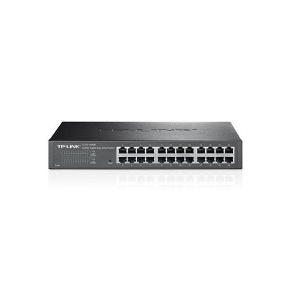 Комутатор TP-LINK TL-SG1024DE 24-портовий гігабітний Easy Smart 13" 1U Комутатор TP-LINK TL-SG1024DE 24-портовий гігабітний Easy Smart 13" 1U