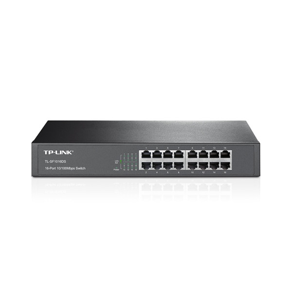 Комутатор TP-Link TL-SF1016DS 16-портовий некерований Комутатор TP-Link TL-SF1016DS 16-портовий некерований