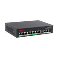 PoE-комутатор некерований гігабітний 11-портовий ONV-H3108PFD з 8 портами PoE для системи відеоспостереження, 120 Вт, 22 Гбіт/с, до 250 м передачі PoE-комутатор некерований гігабітний 11-портовий ONV-H3108PFD з 8 портами PoE для системи відеоспостереження, 120 Вт, 22 Гбіт/с, до 250 м передачі
