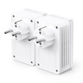 Комплект адаптерів TP-Link Powerline TL-PA7017P KIT із вбудованою розеткою Комплект адаптерів TP-Link Powerline TL-PA7017P KIT із вбудованою розеткою