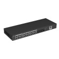 Комутатор Ruijie Reyee RG-NBS3100-24GT4SFP керований 28-портовий без PoE Комутатор Ruijie Reyee RG-NBS3100-24GT4SFP керований 28-портовий без PoE