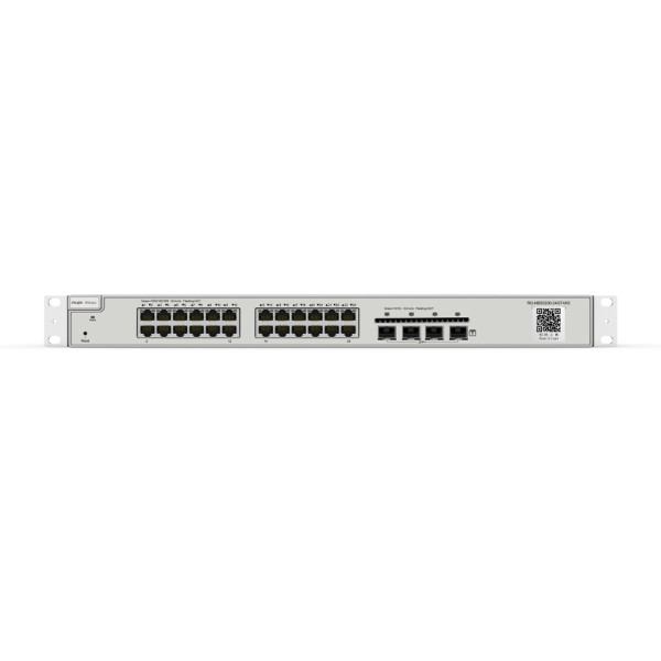 Комутатор Ruijie Reyee RG-NBS5200-24GT4XS керований 28-портовий без PoE Комутатор Ruijie Reyee RG-NBS5200-24GT4XS керований 28-портовий без PoE
