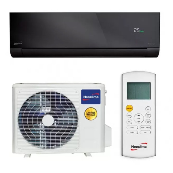 Кондиціонер Neoclima ArtVogue NS-12EHVIwb1/NU-12EHVI1 інверторний, дзеркальний графітовий Кондиціонер Neoclima ArtVogue NS-12EHVIwb1/NU-12EHVI1 інверторний, дзеркальний графітовий