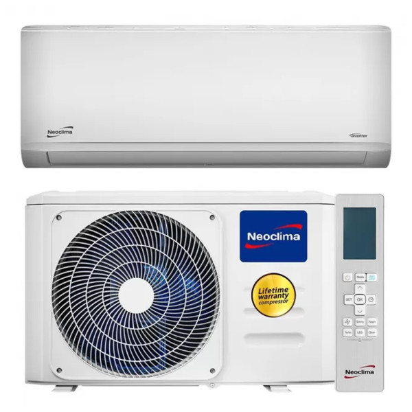 Кондиціонер Neoclima Therminator 3.2 EU NS-12EHXIw1eu/NU-12EHXIw1eu, інвертор, 35 м2, Wi-Fi ready, R32, білий Кондиціонер Neoclima Therminator 3.2 EU NS-12EHXIw1eu/NU-12EHXIw1eu, інвертор, 35 м2, Wi-Fi ready, R32, білий