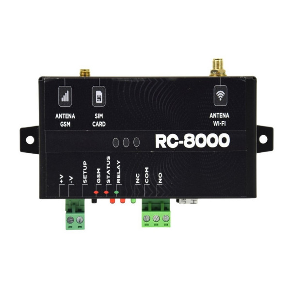 GSM-контролер RC-8000 для дистанційного керування воротами, шлагбаумами та замками з можливістю підключення до 8000 абонентів GSM-контролер RC-8000 для дистанційного керування воротами, шлагбаумами та замками з можливістю підключення до 8000 абонентів