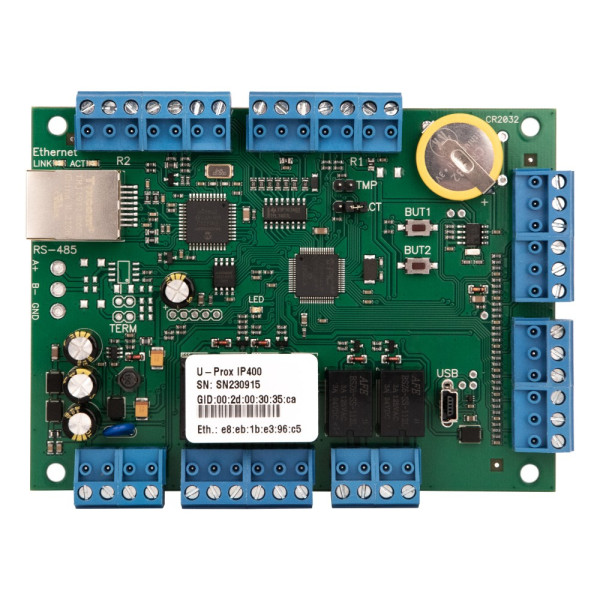Плата контролера доступу U-Prox IP400 EM Плата контролера доступу U-Prox IP400 EM