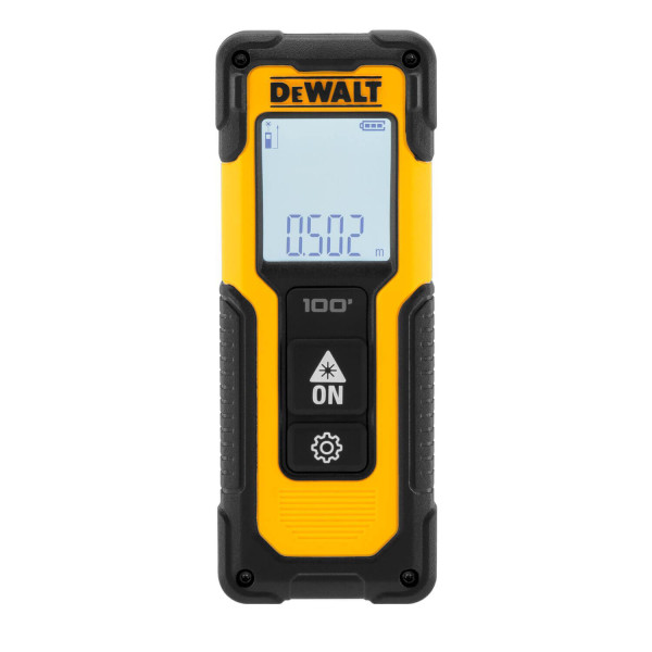 Дальномер лазерный DeWALT DWHT77100 для точных измерений до 30 м с питанием от двух батареек ААА и высокой точностью +/- 3 мм на 10 м, вес всего 0.1 кг Дальномер лазерный DeWALT DWHT77100 для точных измерений до 30 м с питанием от двух батареек ААА и высокой точностью +/- 3 мм на 10 м, вес всего 0.1 кг