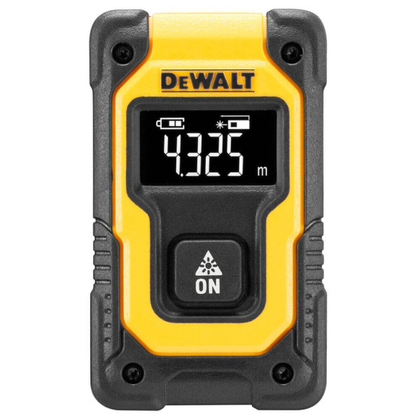 Далекомір лазерний DeWALT DW055PL для точного вимірювання відстані з вбудованим акумулятором, діапазон 0.15 - 16.75 м, точність +/- 6 мм на 10 м, вага 0.1 кг Далекомір лазерний DeWALT DW055PL для точного вимірювання відстані з вбудованим акумулятором, діапазон 0.15 - 16.75 м, точність +/- 6 мм на 10 м, вага 0.1 кг