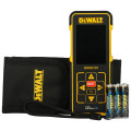 Далекомір лазерний DeWALT DW03101 для точних вимірювань на дистанції до 100 м, з живленням від 2 батарей типу AAA, точність +/- 1.5 мм на 10 м, вага 0.280 кг Далекомір лазерний DeWALT DW03101 для точних вимірювань на дистанції до 100 м, з живленням від 2 батарей типу AAA, точність +/- 1.5 мм на 10 м, вага 0.280 кг