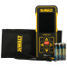 Дальномер лазерный DeWALT DW03101 для точных измерений с диапазоном 0.15 - 100 м и точностью +/- 1.5 мм, работающий на 2 батарейках ААА, вес 0.280 кг