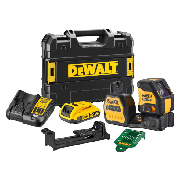 Рівень лазерний лінійний DeWALT DCE088D1G18 Рівень лазерний лінійний DeWALT DCE088D1G18