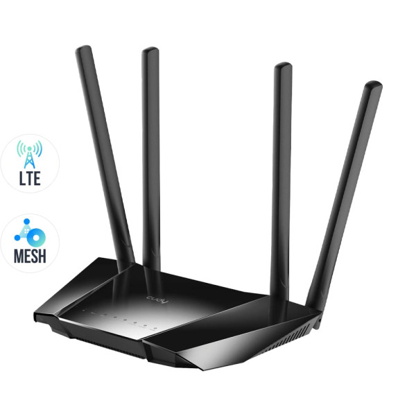 WiFi Mesh 4G LTE маршрутизатор Cudy LT400 CAT4 N300 для стабильного интернета с поддержкой VPN и встроенным 4G модемом, оптимален для дома и офиса WiFi Mesh 4G LTE маршрутизатор Cudy LT400 CAT4 N300 для стабильного интернета с поддержкой VPN и встроенным 4G модемом, оптимален для дома и офиса