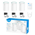 Маршрутизатор WiFi Mesh-система WiFi 5 Cudy M1300 (3-Pack) для стабільного з'єднання, дводіапазонний, гігабітний AC1200, безшовний роумінг, підтримка VPN та DDNS Маршрутизатор WiFi Mesh-система WiFi 5 Cudy M1300 (3-Pack) для стабільного з'єднання, дводіапазонний, гігабітний AC1200, безшовний роумінг, підтримка VPN та DDNS