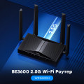WiFi 7 Mesh-маршрутизатор дводіапазонний Cudy WR3600H 2.5G для високошвидкісного інтернету з MU-MIMO та функцією MLO WiFi 7 Mesh-маршрутизатор дводіапазонний Cudy WR3600H 2.5G для високошвидкісного інтернету з MU-MIMO та функцією MLO