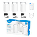 Маршрутизатор WiFi Mesh-система WiFi 6 AX1800 Cudy M1800 (3-Pack) для дводіапазонного високошвидкісного WiFi з підтримкою VPN і MU-MIMO