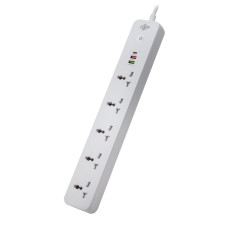 Мережевий фільтр (подовжувач) LP (5x230V-2500W, 1xUSB-38W/PD/QC3.0, 1xType-C 20W, 1xUSB 18W) Мережевий фільтр (подовжувач) LP (5x230V-2500W, 1xUSB-38W/PD/QC3.0, 1xType-C 20W, 1xUSB 18W)