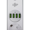 Мережевий фільтр (подовжувач) LP F24U4 (4x230V-2500W, 4xUSB-5V/3,4A 17W Auto Max) Мережевий фільтр (подовжувач) LP F24U4 (4x230V-2500W, 4xUSB-5V/3,4A 17W Auto Max)