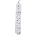 Мережевий фільтр (подовжувач) LP F24U4 (4x230V-2500W, 4xUSB-5V/3,4A 17W Auto Max) Мережевий фільтр (подовжувач) LP F24U4 (4x230V-2500W, 4xUSB-5V/3,4A 17W Auto Max)
